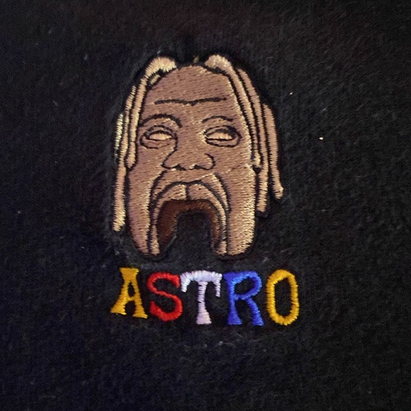 Travis Scott Astro world size large men’s black hoodie - Picture 4 of 5